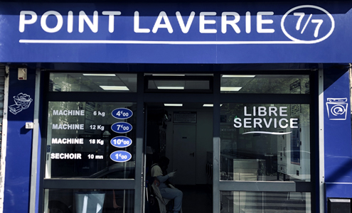 Laverie Automatique Aubervilliers 93 - rue du Landy - A proximité de la mairie centre-ville ouvert 7 sur 7 de 7h à 22h