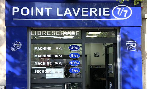 Laverie Automatique Aubervilliers 93 - rue du Président Wilson - A proximité de la mairie centre-ville ouvert 7 sur 7 de 7h à 22h